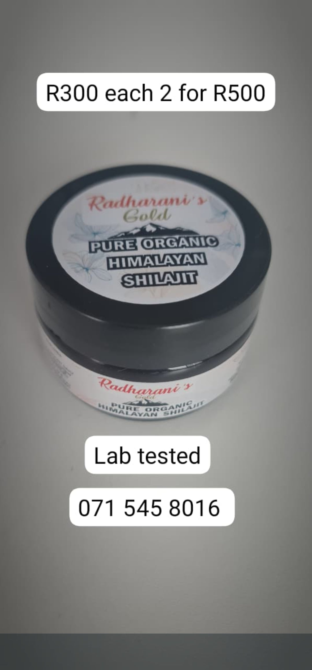 Radharani's Organic Himalayan Shilajit