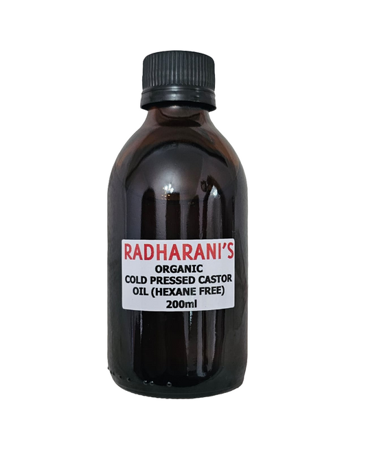 Radharani's Organic  Cold Pressed Castor Oil